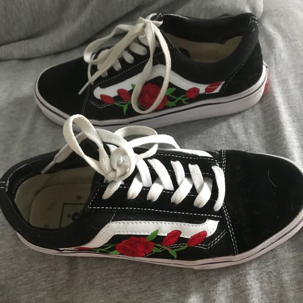 Embroidered vans